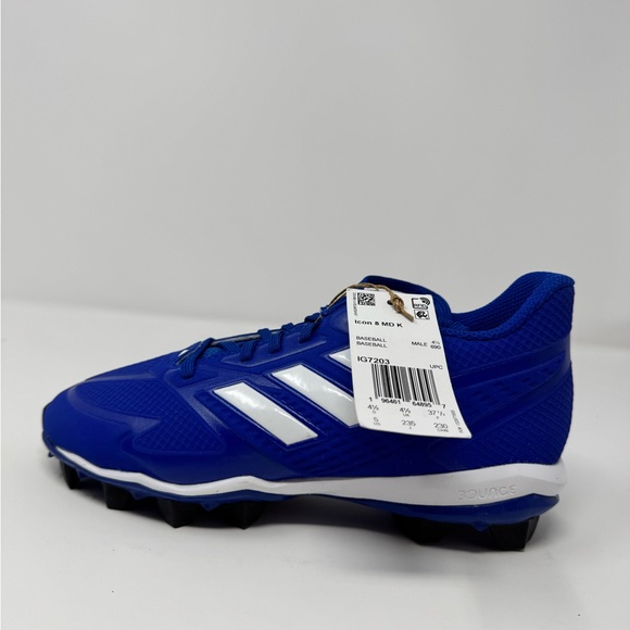 Adidas Icon 8 MD K Boy’s Baseball Cleats Size 5 ••• New in Box••• - Picture 1 of 8